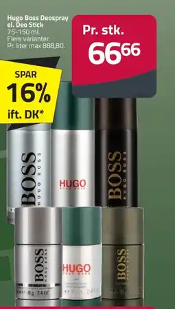 Fleggaard Hugo Boss Deospray el. Deo Stick tilbud