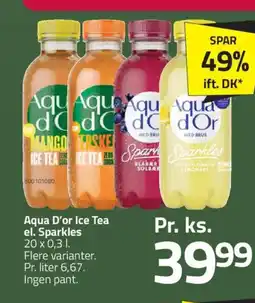 Fleggaard Aqua D'or Ice Tea el. Sparkles tilbud