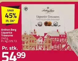 Fleggaard Anthon Berg Liquorice Treasures tilbud