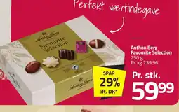 Fleggaard Anthon Berg Favourite Selection tilbud