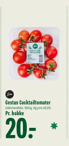 Min Købmand Gestus Cocktailtomater tilbud
