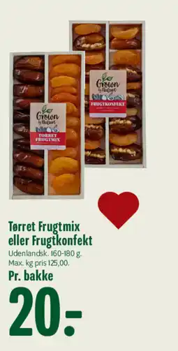 Min Købmand Tørret Frugtmix eller Frugtkonfekt tilbud