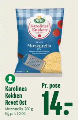 Min Købmand Arla Karolines Køkken Revet Ost tilbud