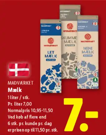 MADVÆRKET Mælk
