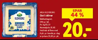 ARLA Klovborg Ost i skiver