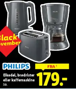 Lidl PHILIPS Elkedel, brødrister eller kaffemaskine tilbud