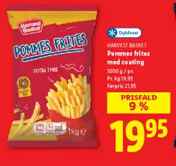 Lidl HARVEST BASKET Pommes frites med coating tilbud