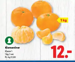 Lidl Klementiner tilbud