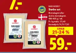 Lidl MADVÆRKET Danbo ost tilbud