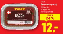 Lidl TULIP Baconleverpostej tilbud