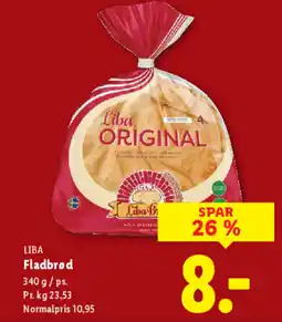 Lidl LIBA Fladbrød tilbud