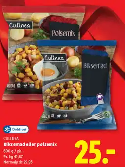 Lidl CULINEA Biksemad eller pølsemix tilbud