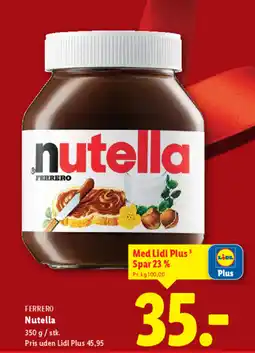 Lidl FERRERO Nutella tilbud