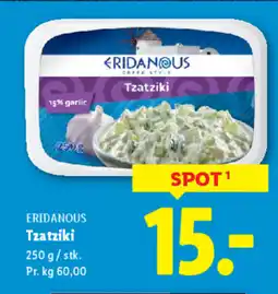Lidl ERIDANOUS Tzatziki tilbud