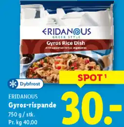 Lidl ERIDANOUS Gyros-rispande tilbud