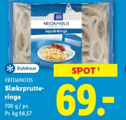 Lidl ERIDANOUS Blæksprutte- ringe tilbud