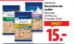 Lidl ERIDANOUS Karameliserede nødder tilbud