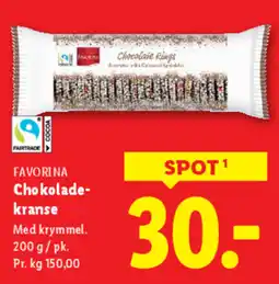 Lidl FAVORINA Chokolade- kranse tilbud
