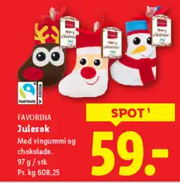 Lidl FAVORINA Julesok tilbud