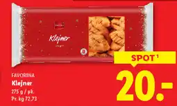 Lidl FAVORINA Klejner tilbud