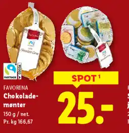 Lidl FAVORINA Chokolade- mønter tilbud