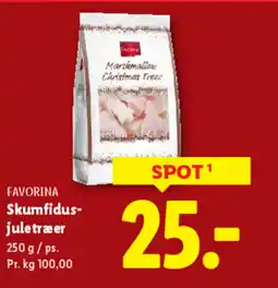 Lidl FAVORINA Skumfidus- juletræer tilbud