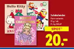 Lidl Julekalender tilbud