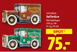 Lidl FAVORINA Spilledåse tilbud