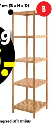 Lidl Opbevaringsreol af bambus tilbud