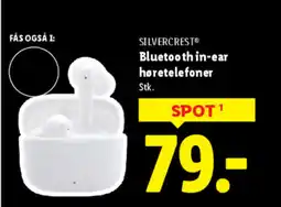 Lidl SILVERCREST® Bluetooth in-ear høretelefoner tilbud