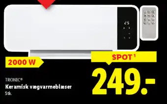 Lidl TRONIC® Keramisk vægvarmeblæser tilbud