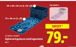 Lidl LIVARNO HOME® Opbevaringskasse med legemåtte tilbud