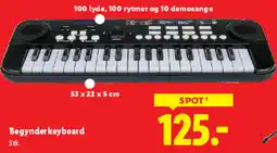 Lidl Begynder keyboard tilbud