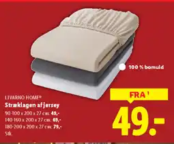 Lidl LIVARNO HOME Stræklagen af jersey tilbud