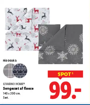 Lidl LIVARNO HOME® Sengesæt af fleece tilbud