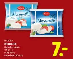 Lidl MILBONA Mozzarella tilbud