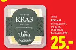Lidl THEM Kras ost tilbud