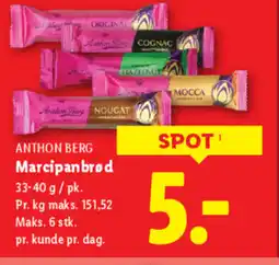 Lidl ANTHON BERG Marcipanbrød tilbud