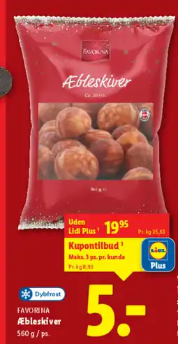 Lidl FAVORINA Æbleskiver tilbud