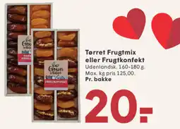 SPAR Tørret Frugtmix eller Frugtkonfekt tilbud