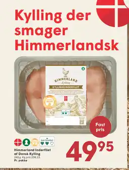 SPAR Himmerland Inderfilet af Dansk Kylling tilbud