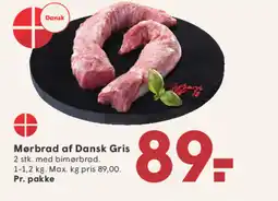SPAR Mørbrad af Dansk Gris tilbud