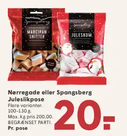 SPAR Nørregade eller Spangsberg Juleslikpose tilbud