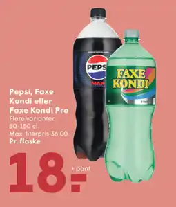 SPAR Pepsi, Faxe Kondi eller Faxe Kondi Pro tilbud