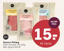 SPAR Gestus Pålæg tilbud