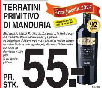 TERRATINI Primitivo di manduria