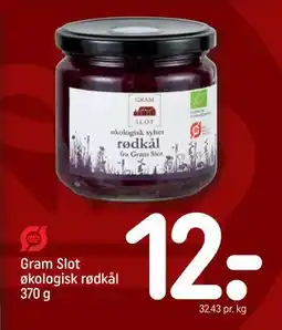 REMA 1000 Gram Slot økologisk rødkål 370 g, DKK 12 tilbud