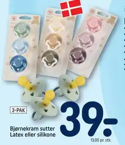 REMA 1000 Bjørnekram sutter Latex eller silikone, DKK 39 tilbud
