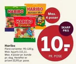 SPAR Haribo, DKK 10 tilbud
