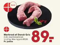 SPAR Mørbrad af Dansk Gris, DKK 89 tilbud
